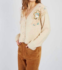 Hem & Thread - Taliah Embroidered Cardigan