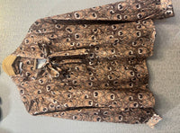 Joy Joy - Peacock print blouse