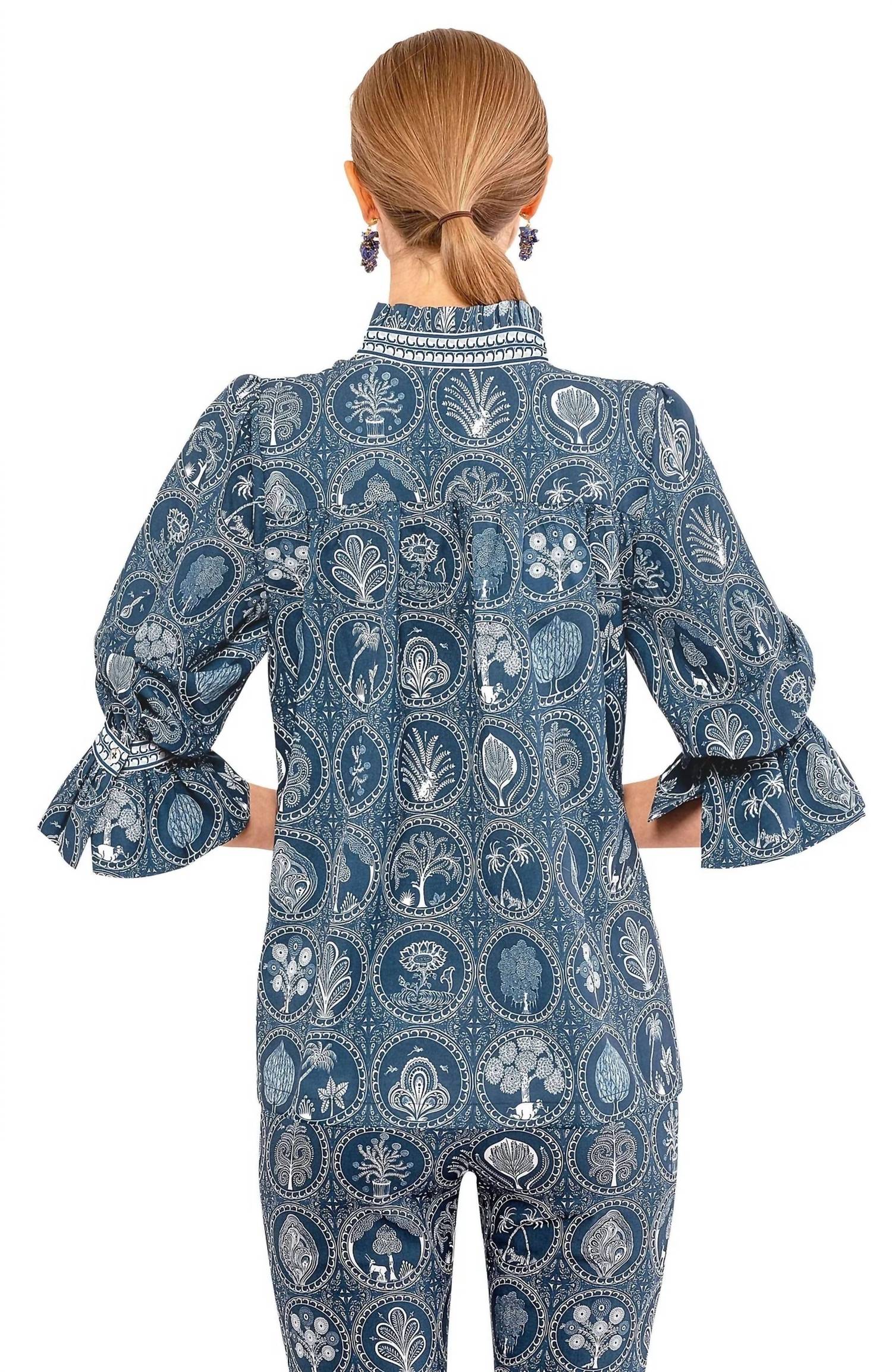 Gretchen Scott - Circle Of Love Ruffleneck Tunic