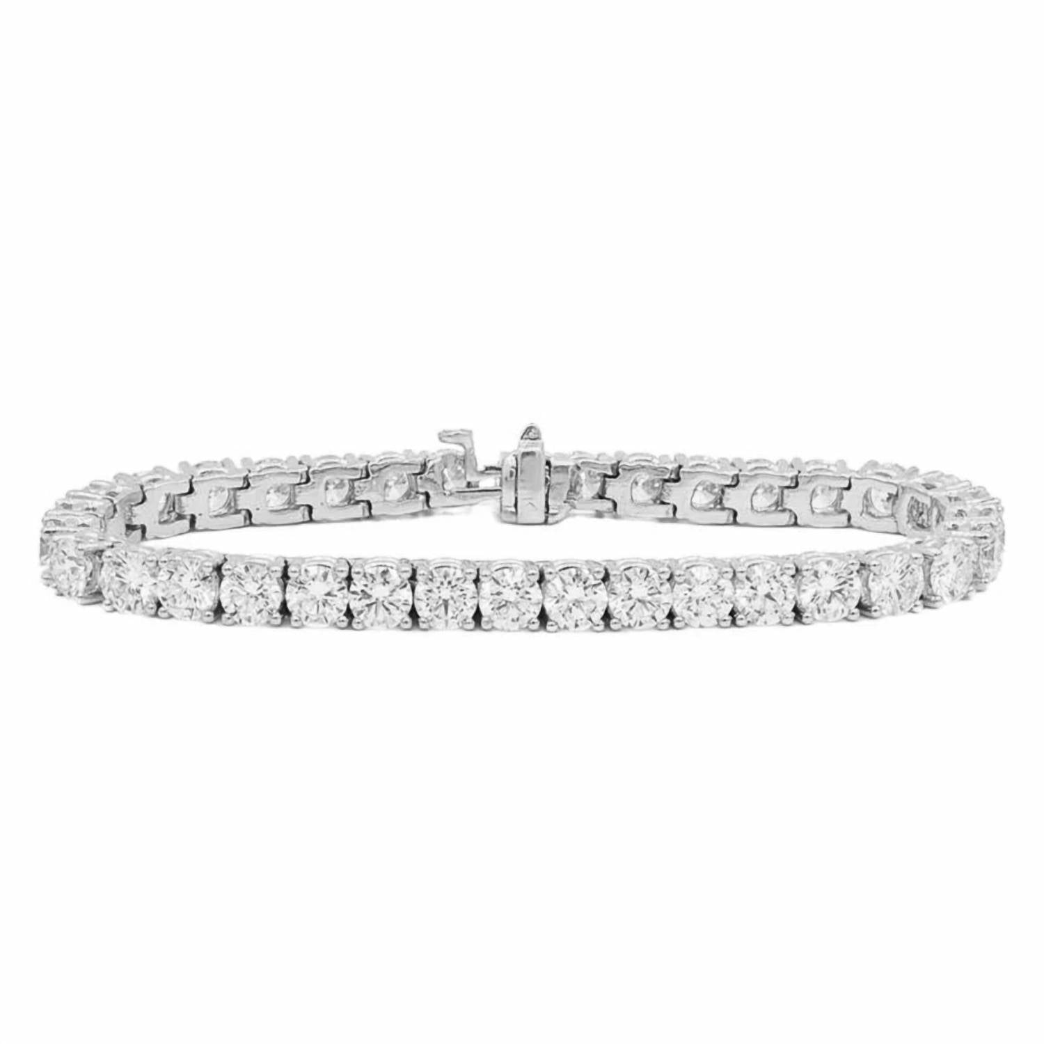 Diana M Jewels - Women's 14k Diamond Tennis Bracelet - bracelets - directbrandpartner - gold