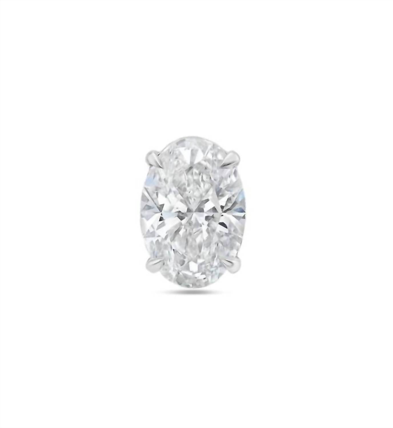 Diana M Jewels - Women's 1.50 Cts Oval Lab Diamond Stud Earrings - directbrandpartner - earrings - jewelry