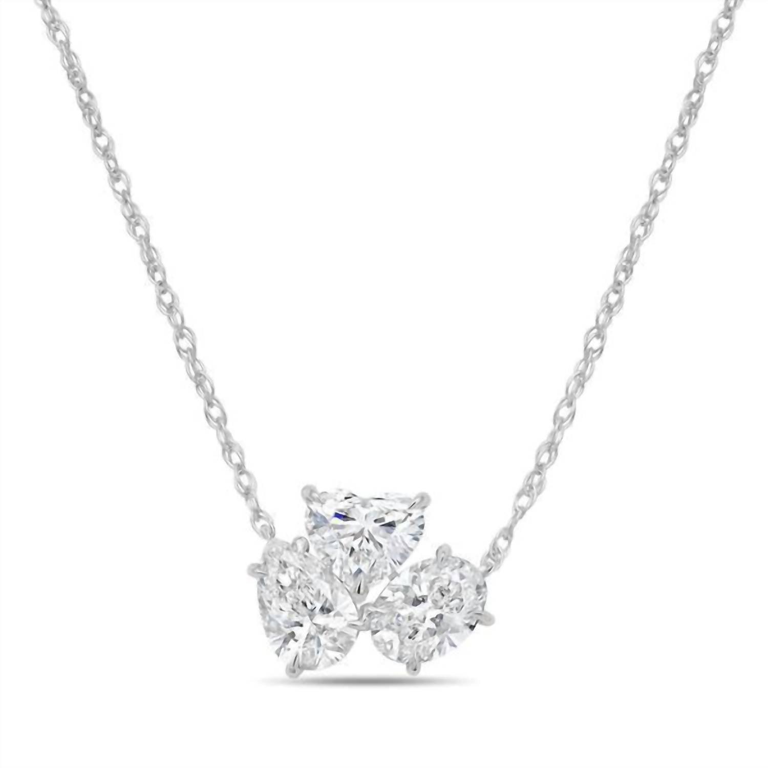 Diana M Jewels - Women's Lab Grown Diamond Pendant Necklace - directbrandpartner - jewelry - lab - grown - diamond