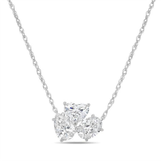 Diana M Jewels - Women's Lab Grown Diamond Pendant Necklace - directbrandpartner - jewelry - lab - grown - diamond