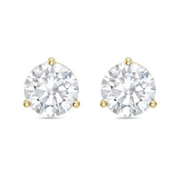 Diana M Jewels - Women's Lab Grown Martini Round Diamond Studs - directbrandpartner - earrings - jewelry
