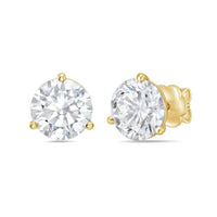 Diana M Jewels - Women's Lab Grown Martini Round Diamond Studs - directbrandpartner - earrings - jewelry