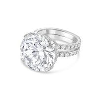 Diana M Jewels - Women's Lab Grown Round Diamond Split Shank Engagement Ring - directbrandpartner - jewelry - lab - grown - diamond