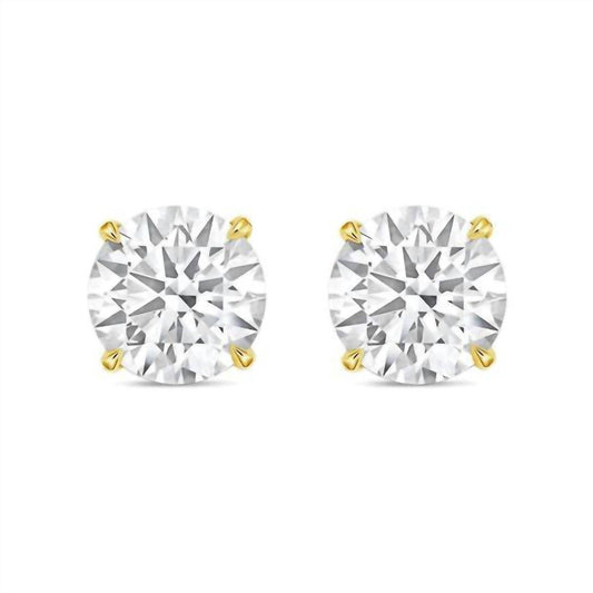 Diana M Jewels - Women's Lab Grown Round Diamond Stud Earrings - directbrandpartner - earrings - jewelry
