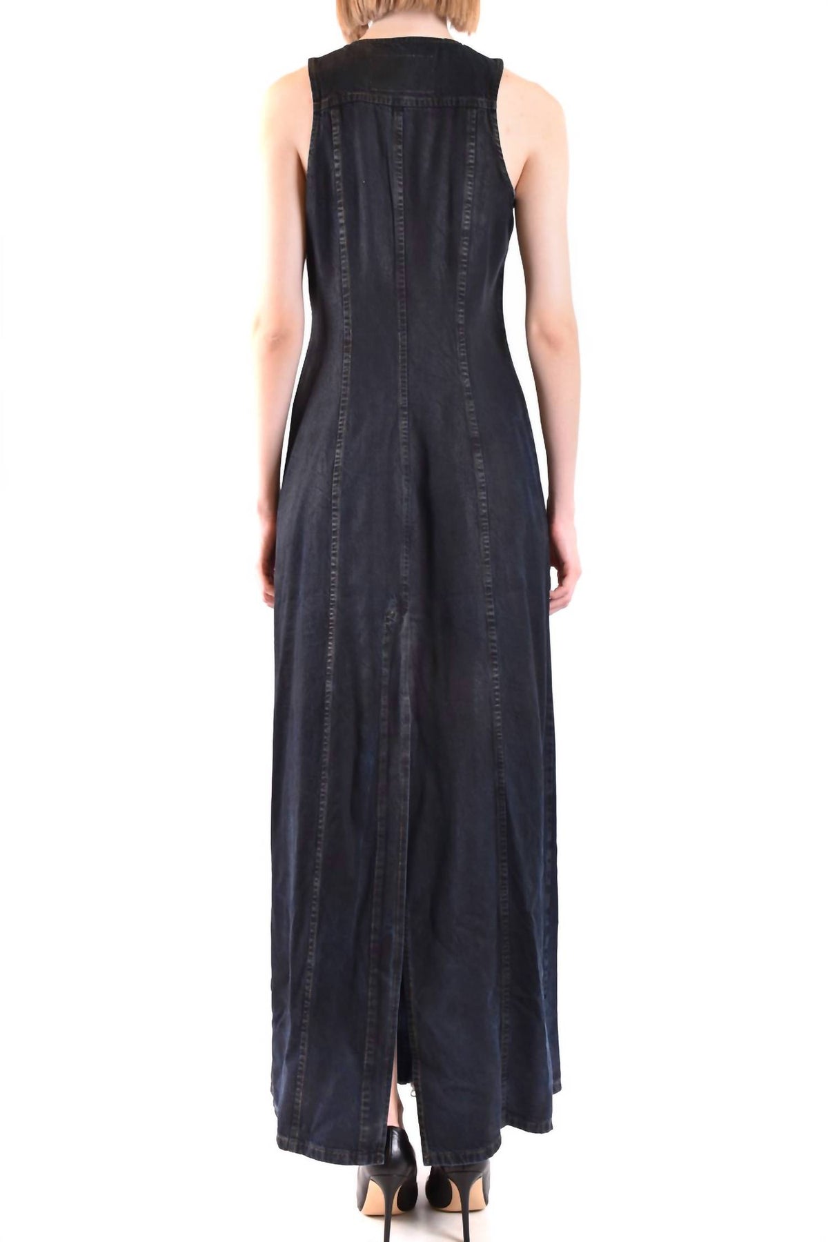 Diesel - Sleeveless Denim Maxi Dress