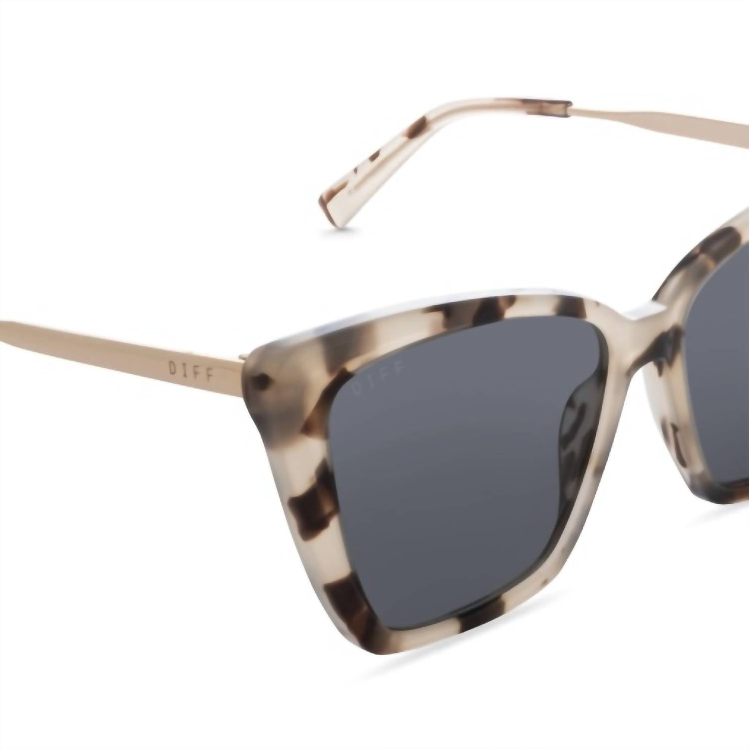 Diff - Women's Becky Ii Polarized Sunglasses - accessories - beige - sunglasses