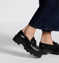 Dior - Boy Brushed Calfkin Loafers - black - flats - loafers