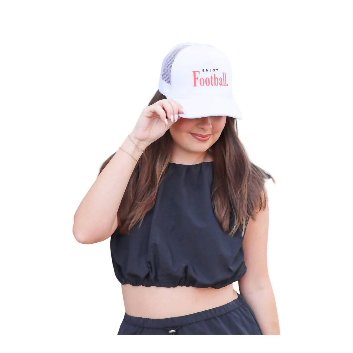 Distressed Vintage Couture - Enjoy Football Hat