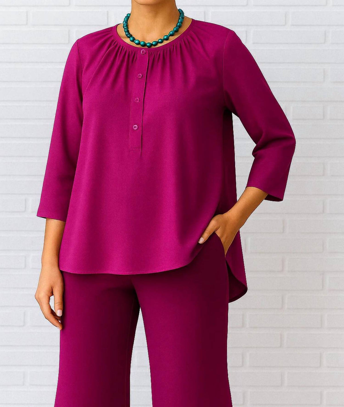 Diva Usa - Button Up Knit Top