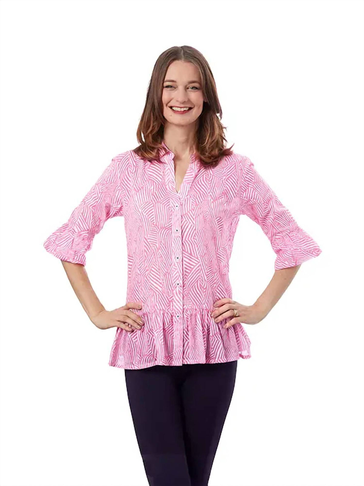 Dizzy-Lizzie - TIZZIE PEPLUM TOP