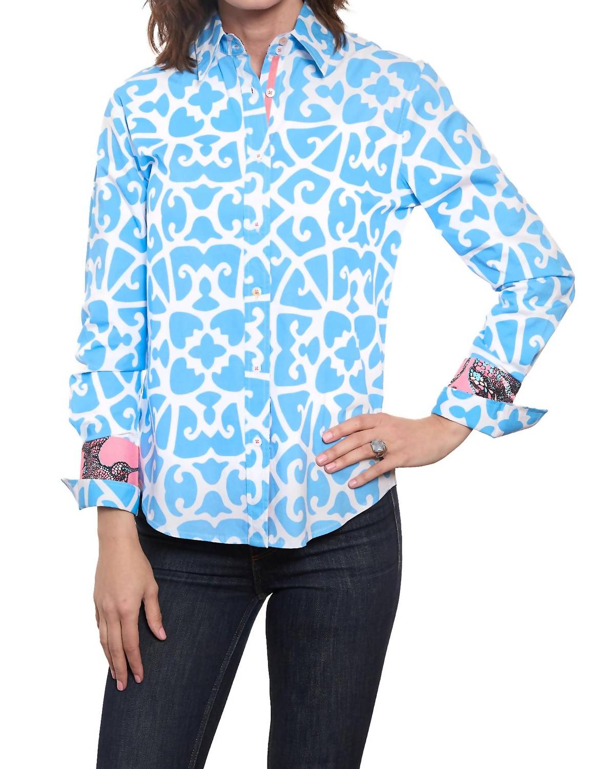 Dizzy-Lizzie - Rome Geometric Shirt