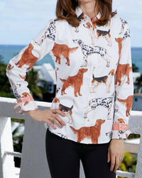 Dizzy - Lizzie - Rome Shirt - button - down - shirts - clothing - cotton - blend