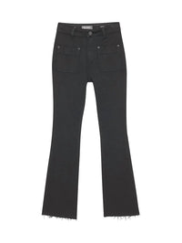 Dl1961 - Kids' - Girl's Claire High Rise Bootcut Jean - black - bottoms - clothing