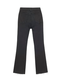 Dl1961 - Kids' - Girl's Claire High Rise Bootcut Jean - black - bottoms - clothing