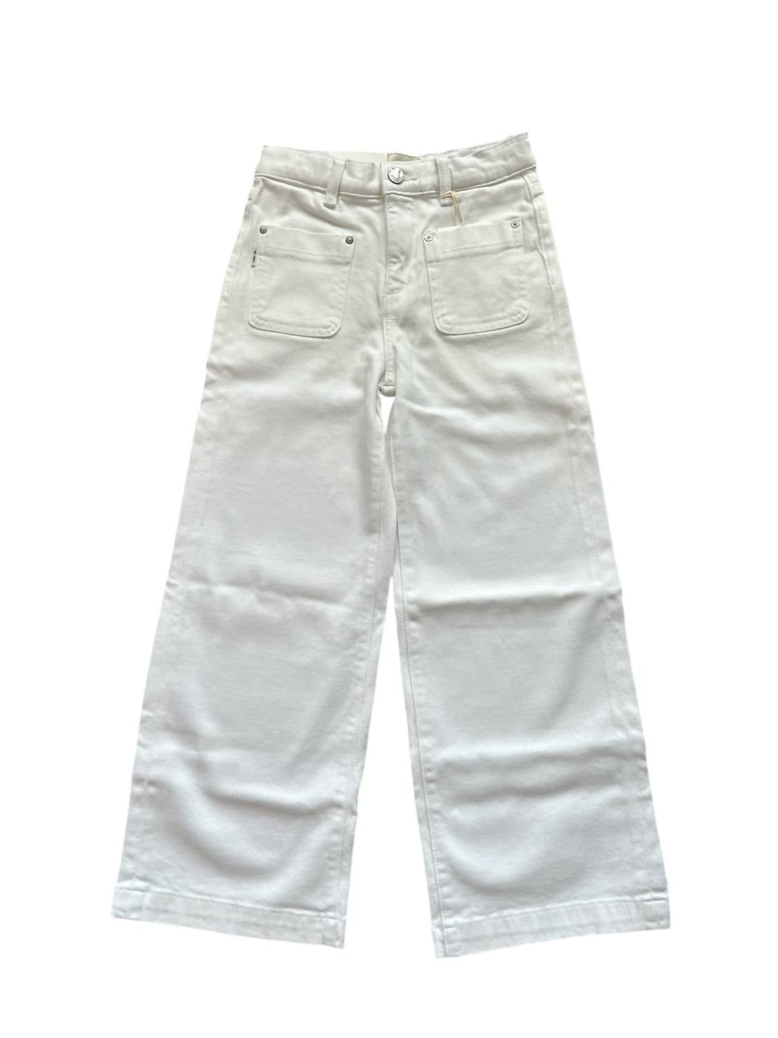 Dl1961 - Kids' - Girl's Lily Wide Leg High Rise Jean - bottoms - clothing - cotton - blend