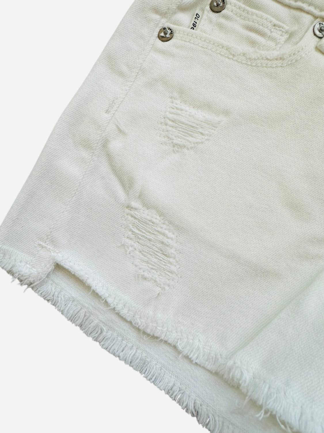 Dl1961 - Kids' - Girl's Lucy Denim Distressed Cut Off Short - bottoms - clothing - cotton - blend