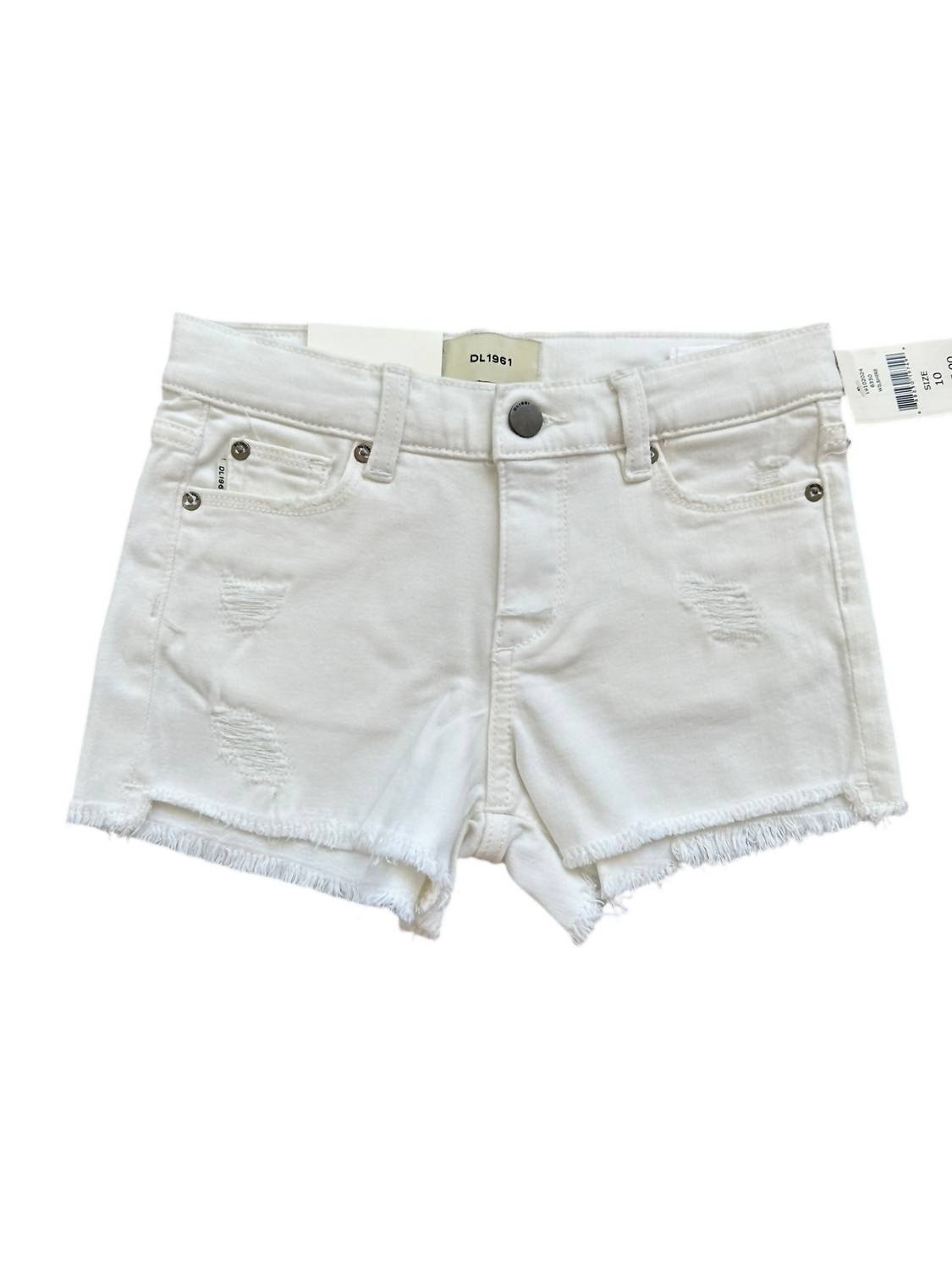 Dl1961 - Kids' - Girl's Lucy Denim Distressed Cut Off Short - bottoms - clothing - cotton - blend