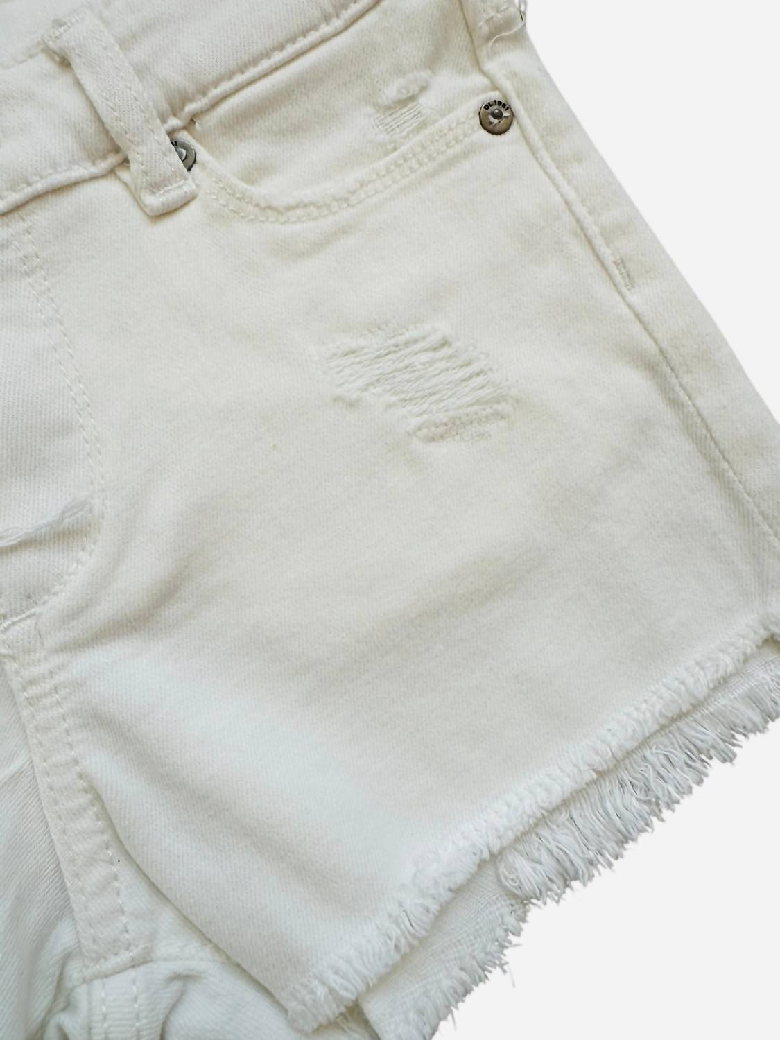 Dl1961 - Kids' - Girl's Lucy Denim Distressed Cut Off Short - bottoms - clothing - cotton - blend