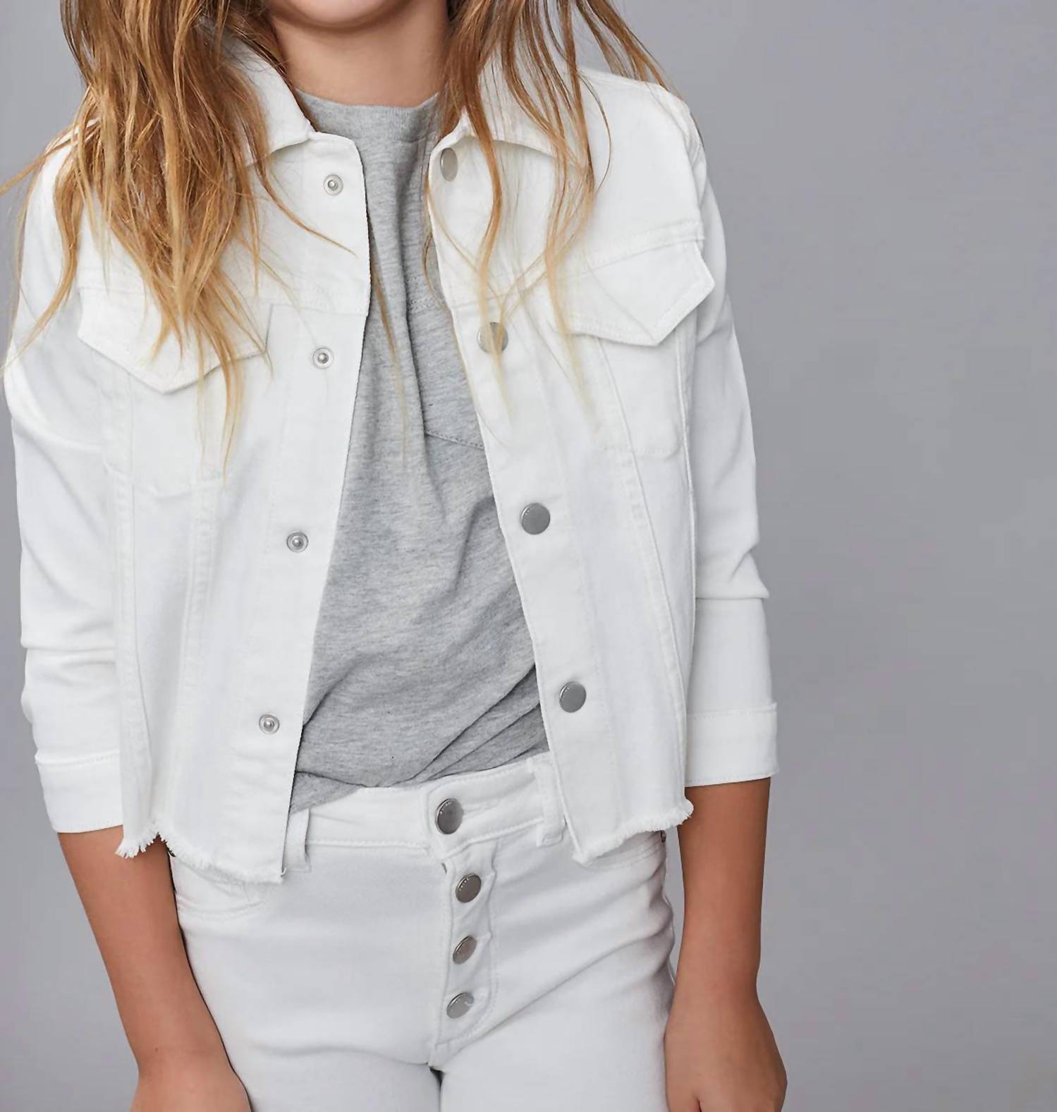 Dl1961 - Kids' - Girl's Manning Denim Jacket - clothing - cotton - blend - jackets