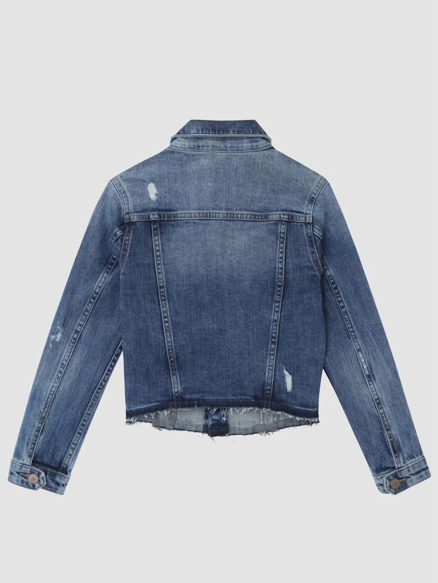 Dl1961 - Kids' - Girl's Manning Denim Jacket - blue - clothing - cotton - blend
