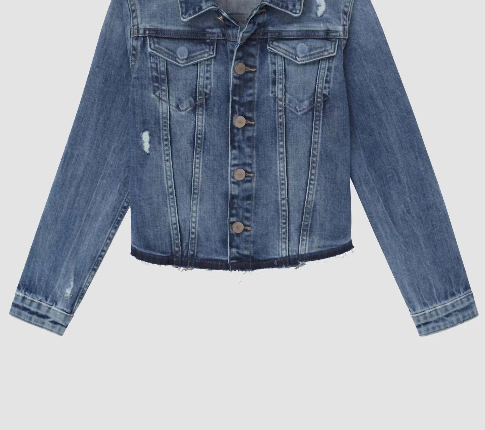 Dl1961 - Kids' - Girl's Manning Denim Jacket - blue - clothing - cotton - blend