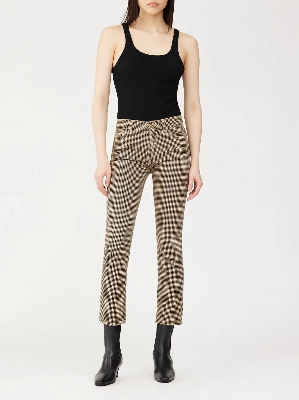 MARA MID-RISE STRAIGHT ANKLE PANT