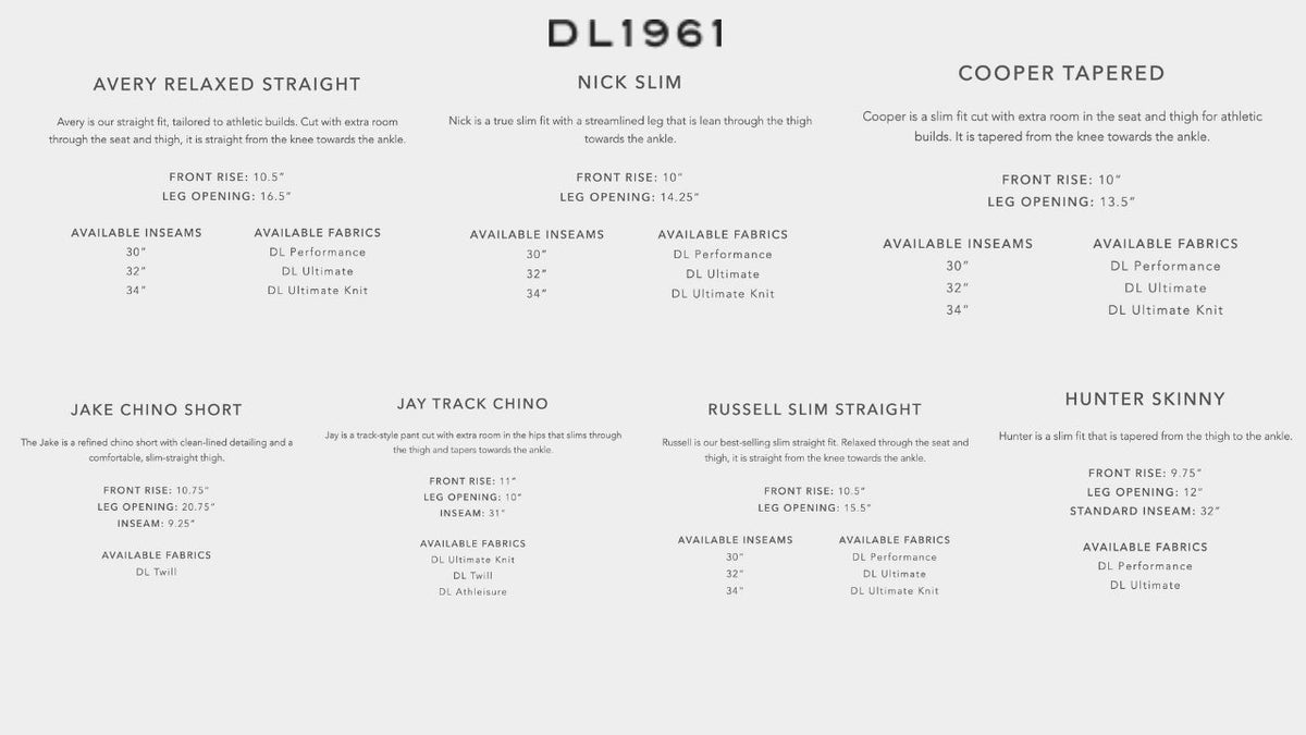 Dl1961 - Men'S - Nick Slim-Fit Performance Jeans