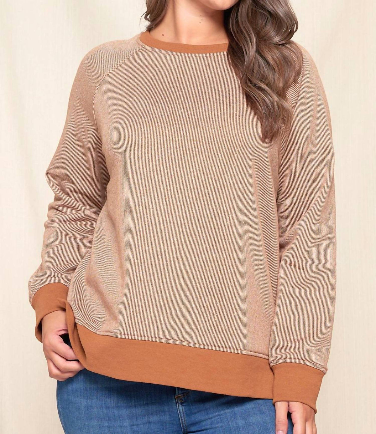 Doe And Rae - Curvy Piper Side Zipper Top
