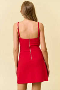 Doe And Rae - Ponte Square Neck Dress