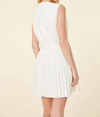 Dolce Cabo - Pleated Leather Dress