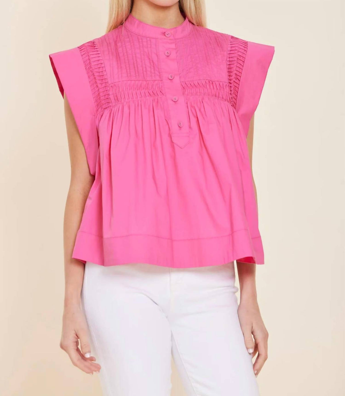 Dolce Cabo - Poplin Smock Top