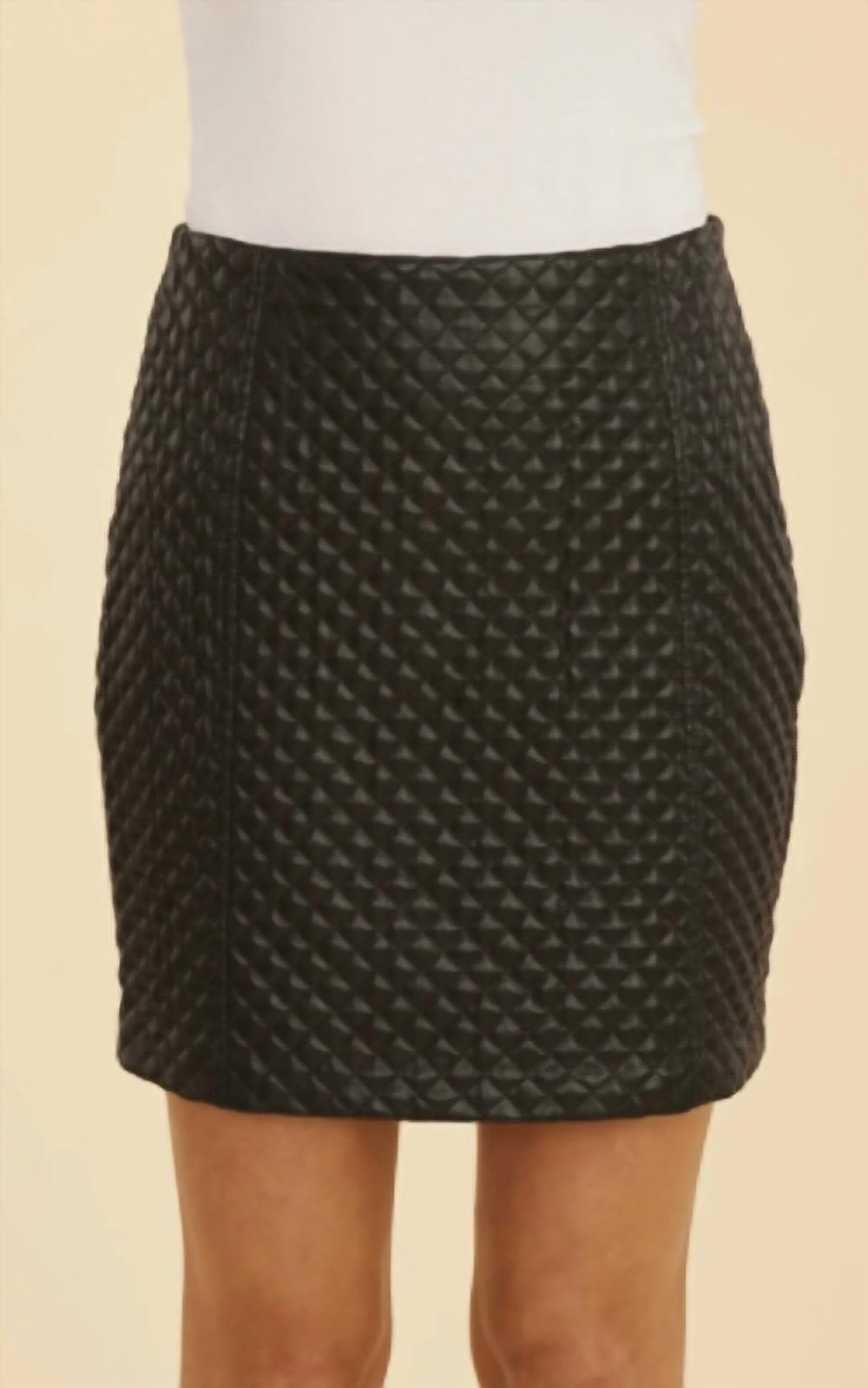 Dolce Cabo - Quilted Mini Skirt