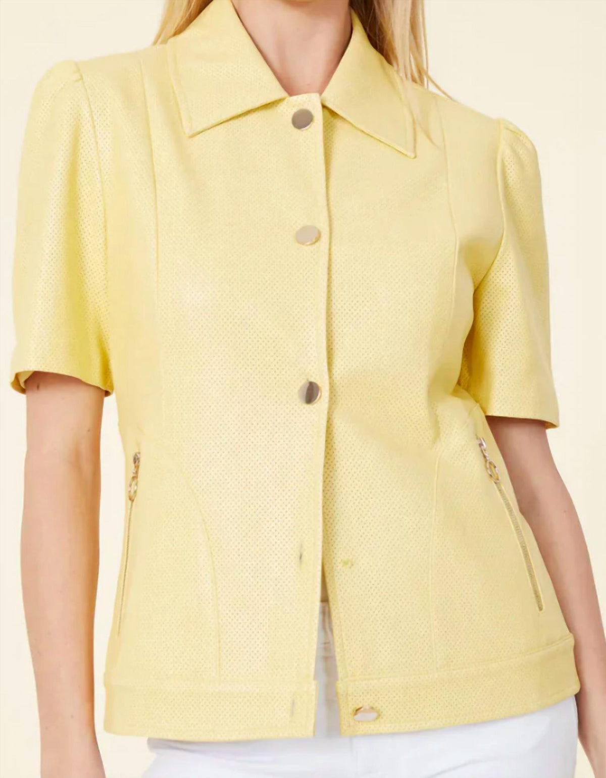 Dolce Cabo - Short Sleeve Shirt Jacket