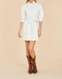 Dolce Cabo - Vegan Leather Belted Dress - clothing - collection:Graddresses(Auto) - dresses