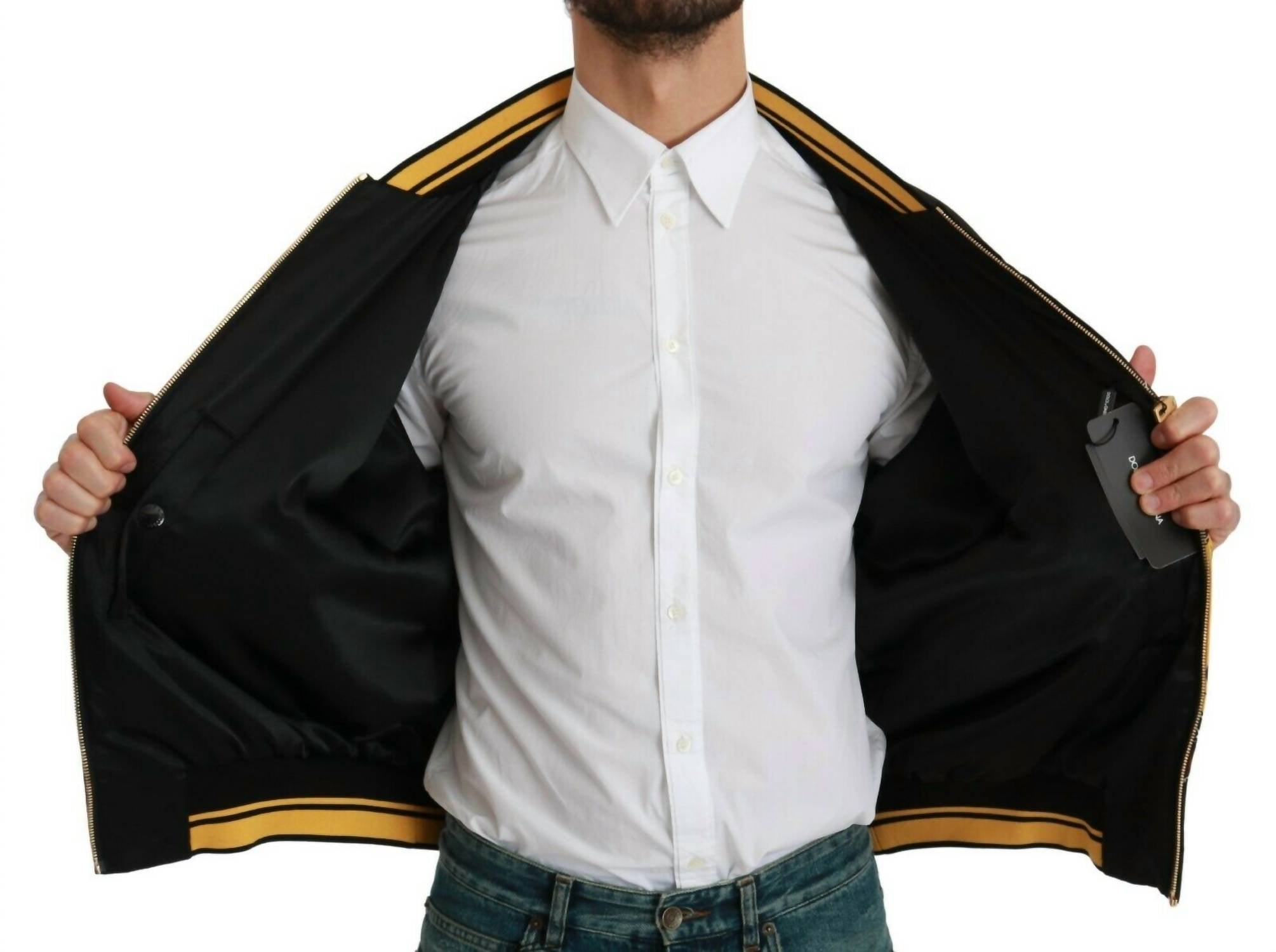 Dolce & Gabbana - Men's Bomber Style Jacket - black - bomber - clothing