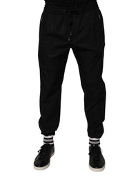 Dolce & Gabbana - Men's Jogger Sweatpants Pants - black - clothing - cotton