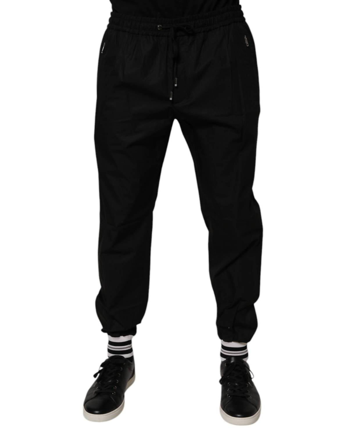 Dolce & Gabbana - Men's Jogger Sweatpants Pants - black - clothing - cotton