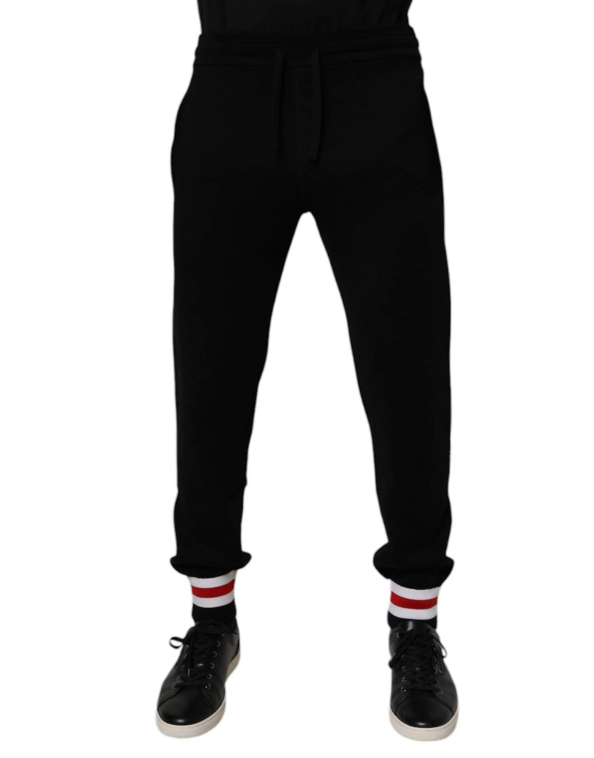 Dolce & Gabbana - Men's Jogger Sweatpants Pants - black - clothing - joggers
