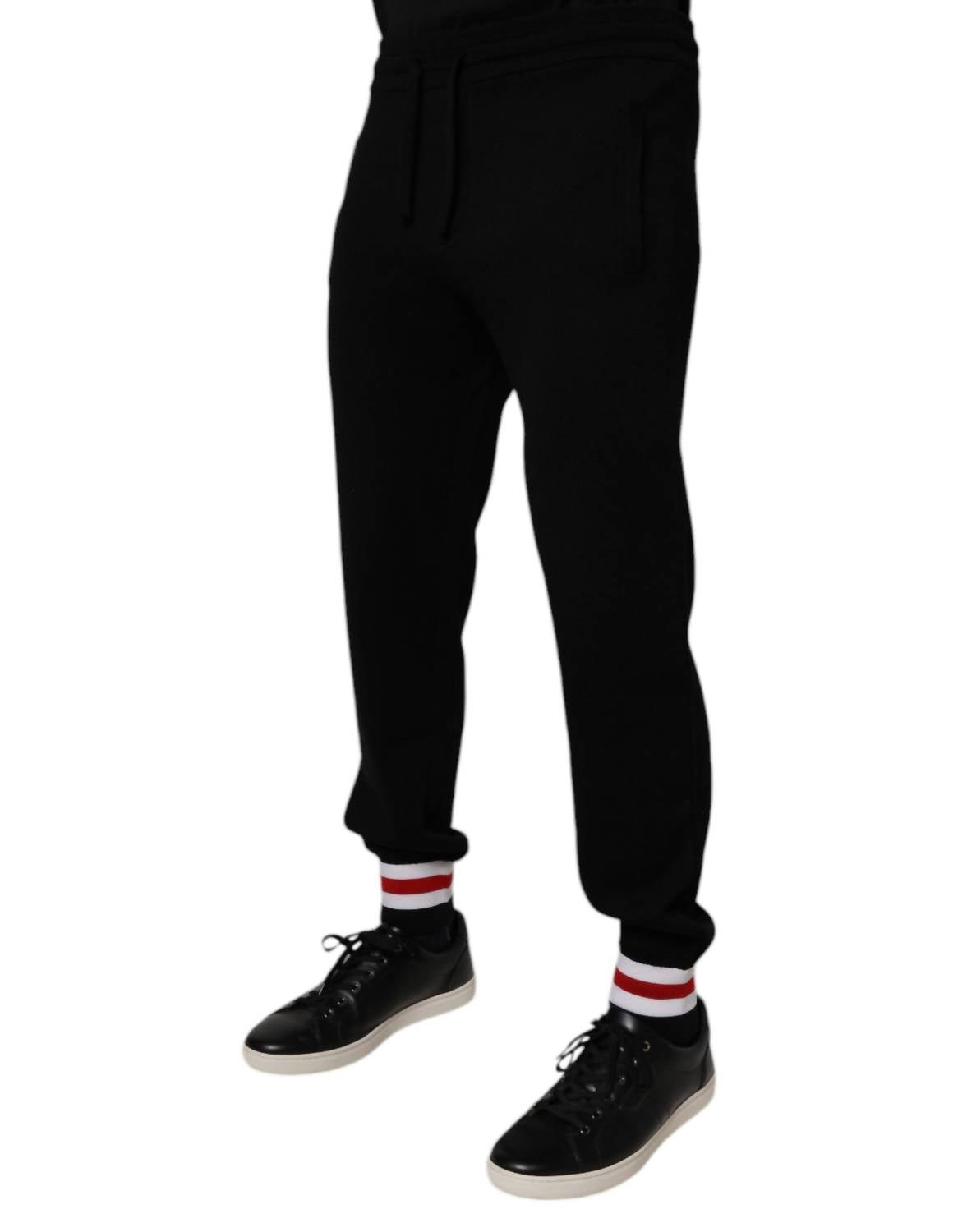 Dolce & Gabbana - Men's Jogger Sweatpants Pants - black - clothing - joggers