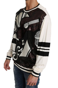 Dolce & Gabbana - Men's New York Jazz Sequined Silk Sweater - cardigan - clothing - men