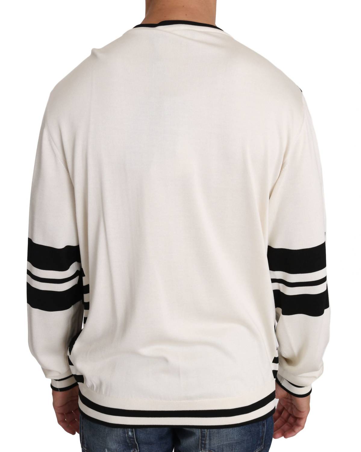 Dolce & Gabbana - Men's New York Jazz Sequined Silk Sweater - cardigan - clothing - men