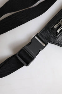 Dolce & Gabbana - Men's Plaque Belt Waist Fanny Bag - bags - belt - bags - black
