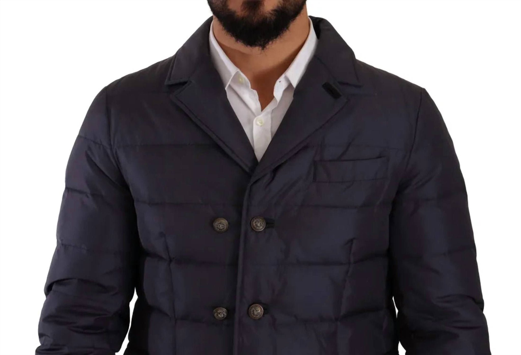 Dolce & Gabbana - Men's Silk Blend Jacket - blue - clothing - coats