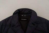 Dolce & Gabbana - Men's Silk Blend Jacket - blue - clothing - coats
