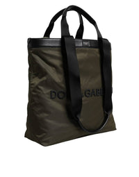 Dolce & Gabbana - Nylon Shoulder Strap Tote Bag - bags - green - handbags