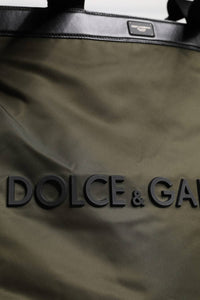 Dolce & Gabbana - Nylon Shoulder Strap Tote Bag - bags - green - handbags