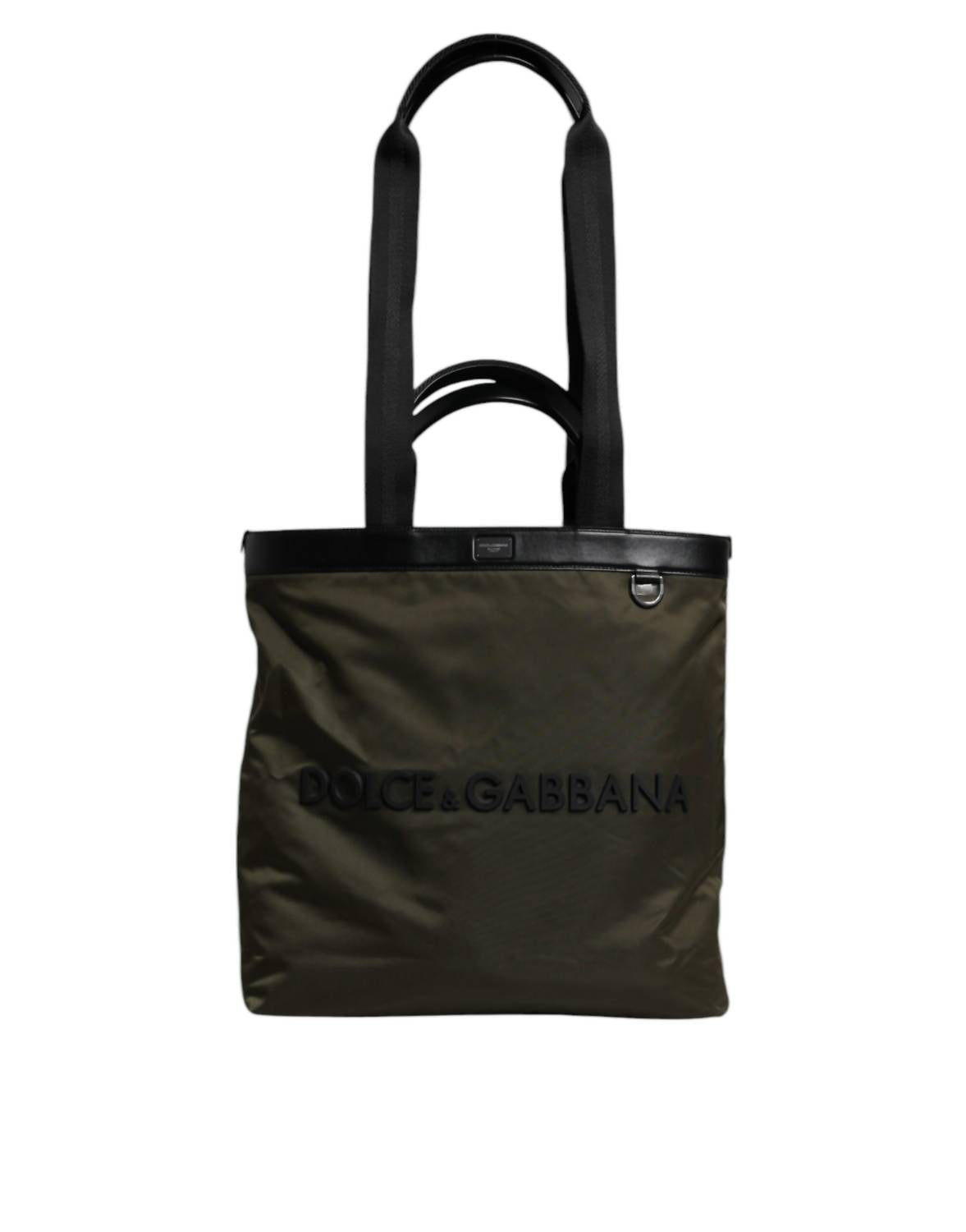 Dolce & Gabbana - Nylon Shoulder Strap Tote Bag - bags - green - handbags